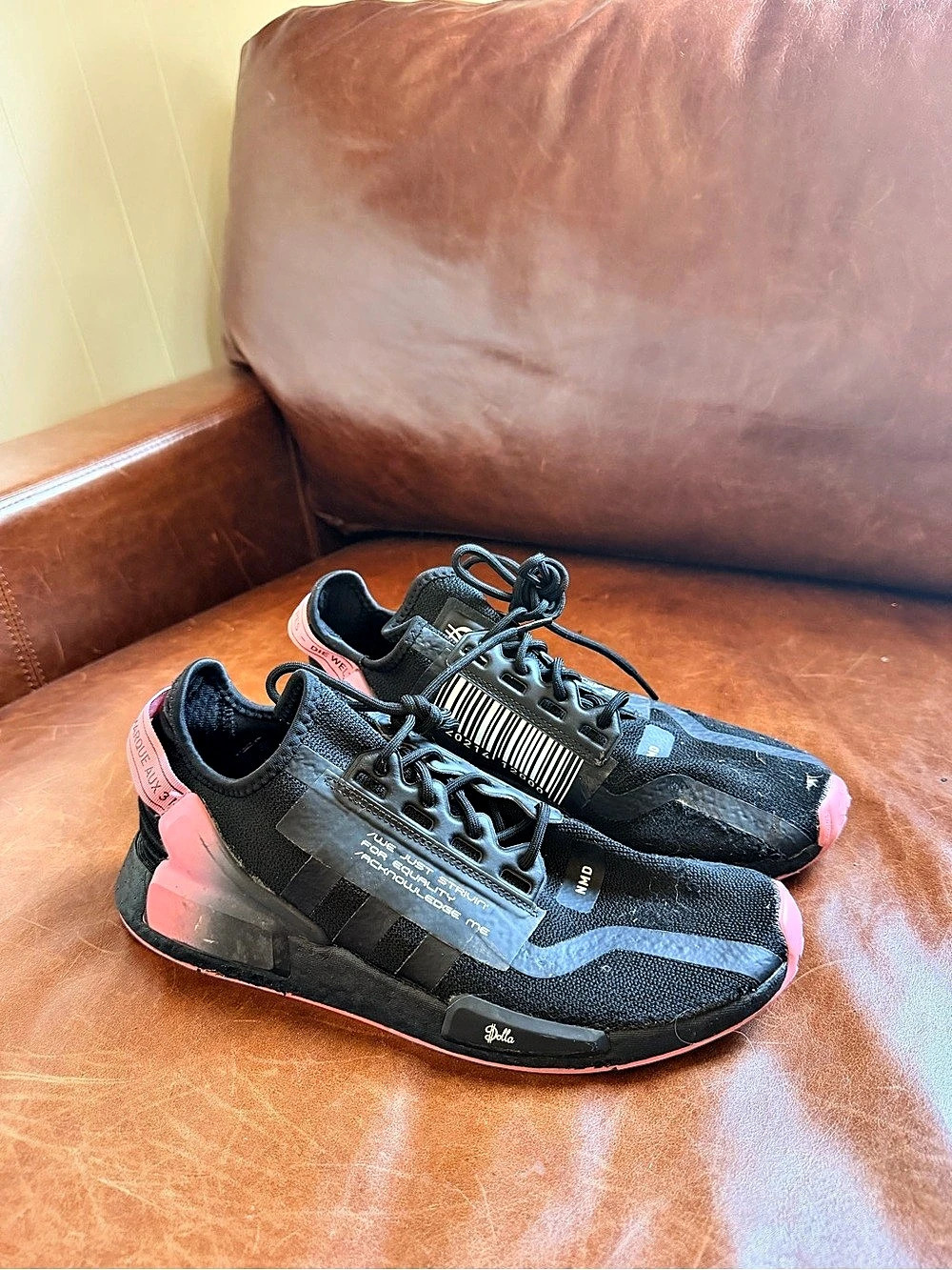 Adidas NMD R1 V2 x Damian Lillard D.O.L.L.A. Black & Pink Sneakers